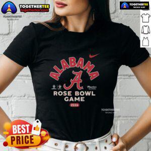 Official Alabama Crimson Tide Football Rose Bowl Game 2026 ladies tee featuring team colors and logo for passionate fans.
