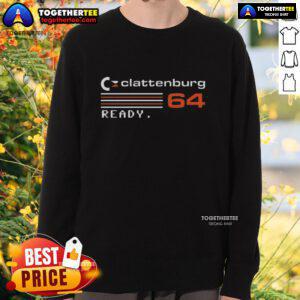 Official Clattenburg 64 Ready Sweatshirt featuring a stylish design, perfect for fans and casual wear enthusiasts.