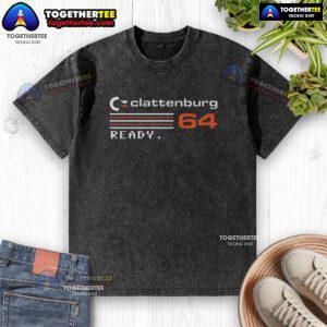 Official Clattenburg 64 Ready Washed T-Shirt in soft cotton fabric, perfect for casual wear and sports enthusiasts.
