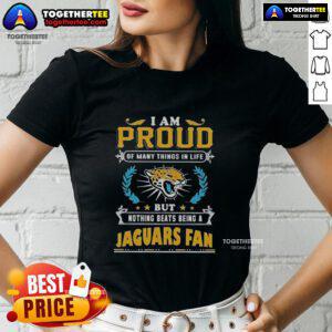 Official Jacksonville Jaguars fan ladies tee, celebrating pride in being a devoted Jaguars supporter.
