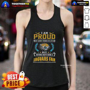 Alt Text: I Am Proud Of Many Things Tank Top featuring Jacksonville Jaguars fan pride design in vibrant colors.