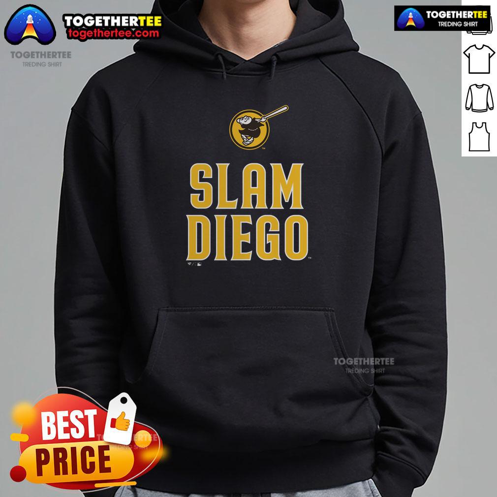 Official San Diego Padres Brown Slam Diego Hoodie featuring team logo, perfect for fans supporting their favorite MLB team.