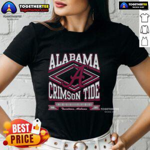 Premium Alabama Crimson Tide Heater Ladies Tee featuring vibrant team colors, perfect for game day and casual wear.