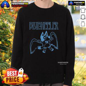 Premium Blue Heeler Bluey sweatshirt featuring a vibrant design, perfect for dog lovers and cozy casual wear.