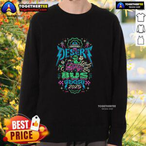 Premium Desert Bus For Hope 2025 sweatshirt featuring a stylish design, perfect for fans and supporters of the charity event.