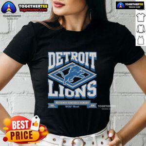 Premium Detroit Lions Heater Ladies Tee featuring a stylish design for passionate fans and comfortable fit.