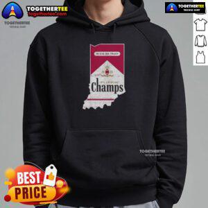 Premium 'In Cig We Trust' Indiana Hoosiers Football Hoodie for fans, showcasing team spirit and style.