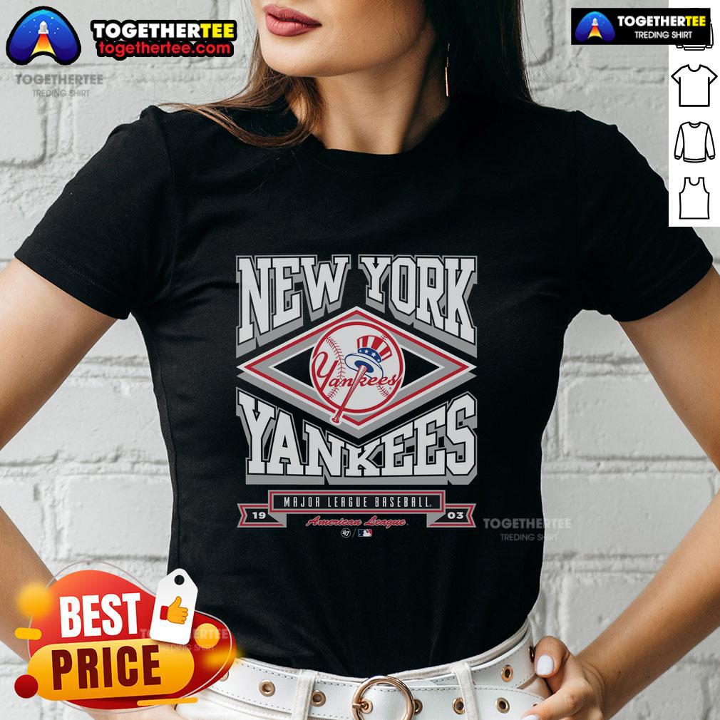 Premium New York Yankees Heater Ladies Tee featuring stylish design and comfortable fit for female fans.