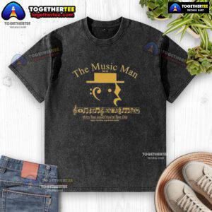 Premium The Music Man 'If It's Too Loud You're Too Old' washed t-shirt featuring bold graphic design and soft fabric.