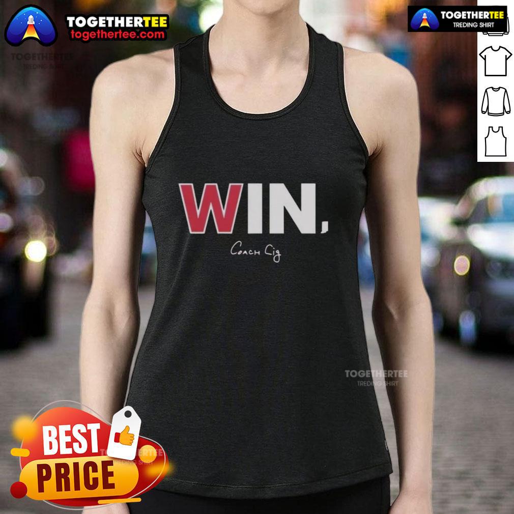 Alt Text: Top Indiana Hoosiers Win Cig T Tank Top featuring bold team colors and logo, perfect for fans and game day wear.