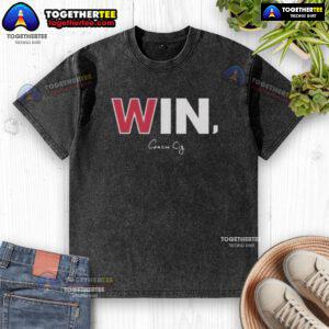 Top Indiana Hoosiers Win Cig T-Washed T-Shirt in red, featuring team logo and soft fabric, perfect for fans and casual wear.