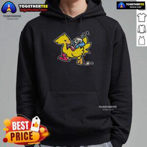 Top-Sans-and-Chocobo-Hoodie featuring vibrant designs inspired by popular gaming characters for cozy style.