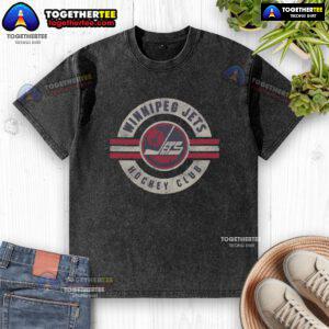 Top Winnipeg Jets Vintage Surround Washed T-Shirt showcasing classic team logo and comfortable fit for fans.