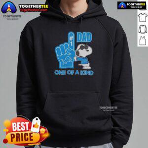 Unique Nice Detroit Lions X Snoopy Dad Hoodie featuring vibrant graphics and cozy design for fans and collectors.