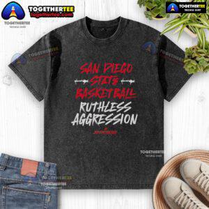 Nice San Diego State Basketball Ruthless Aggression T-shirt in vibrant colors, perfect for fans and casual wear.