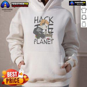 Original Hack The Peanuts Planet Hoodie featuring a vibrant design, perfect for fans of unique graphic apparel.