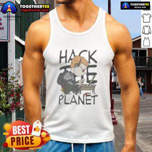 Original Hack The Peanuts Planet tank top featuring vibrant graphics and a comfortable fit, perfect for casual wear.