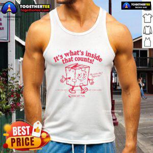 Alt Text: Bidfta tank top from the 'Top It's What's Inside That Counts' collection, showcasing stylish design and comfort.