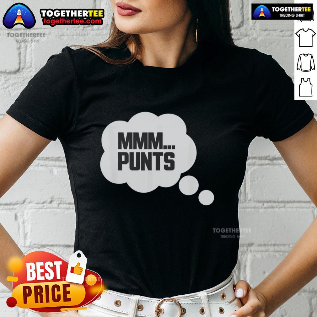 Top MMM Punts Ladies Tee featuring stylish design and comfortable fit for women's casual wear.
