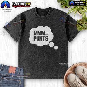 Top-MMM-Punts-Washed-T-Shirt in soft cotton, featuring a vintage design and relaxed fit, perfect for casual wear.