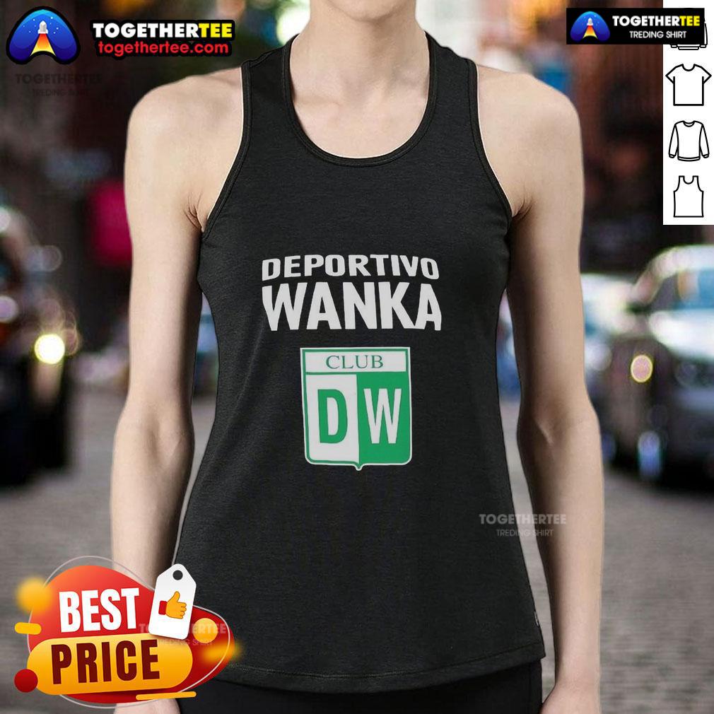 Stylish Nice Deportivo Wanka logo tank top featuring a vibrant design, perfect for sports enthusiasts.