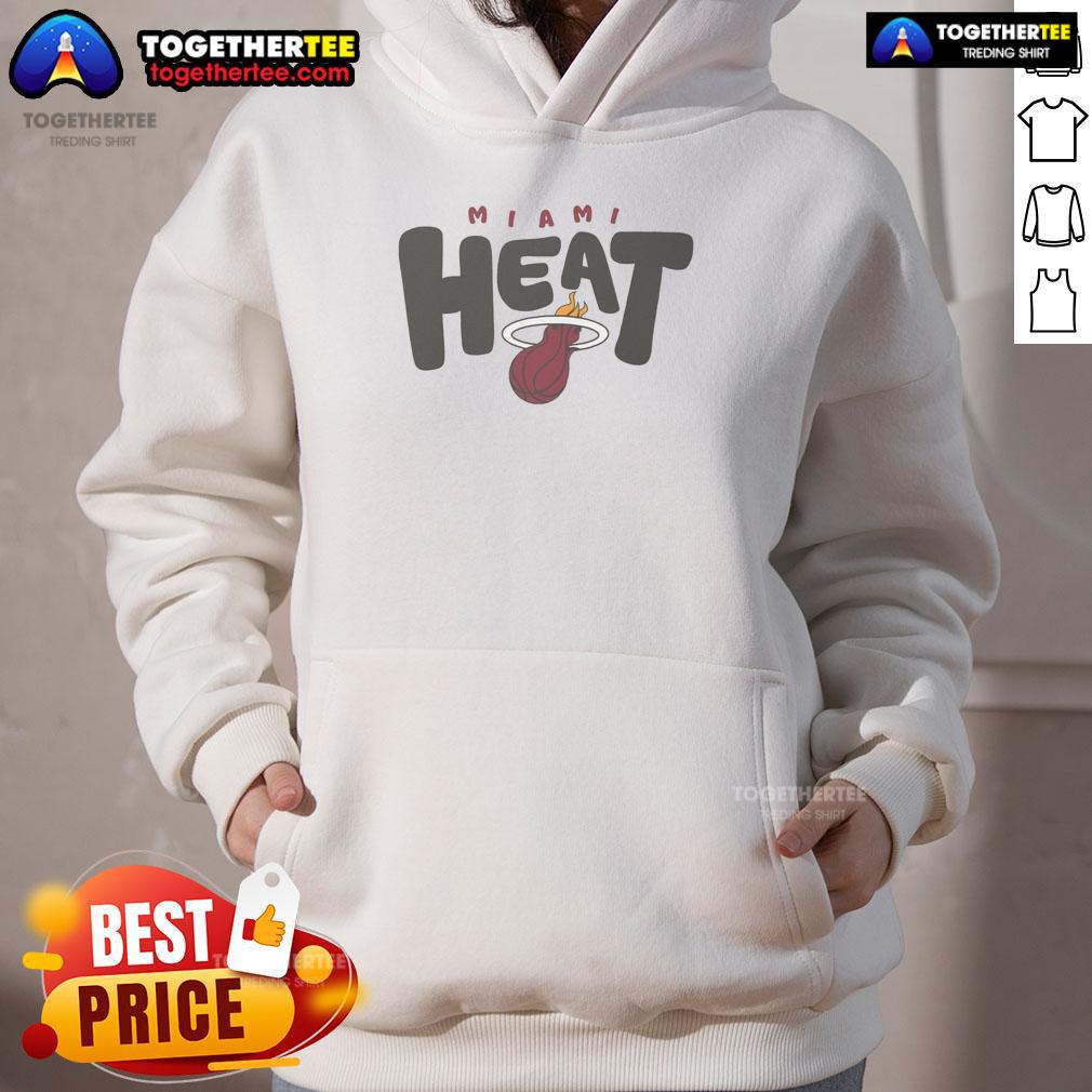 Stylish Nice Miami Heat Bubble Hoodie featuring team colors and logo, perfect for fans and casual wear.