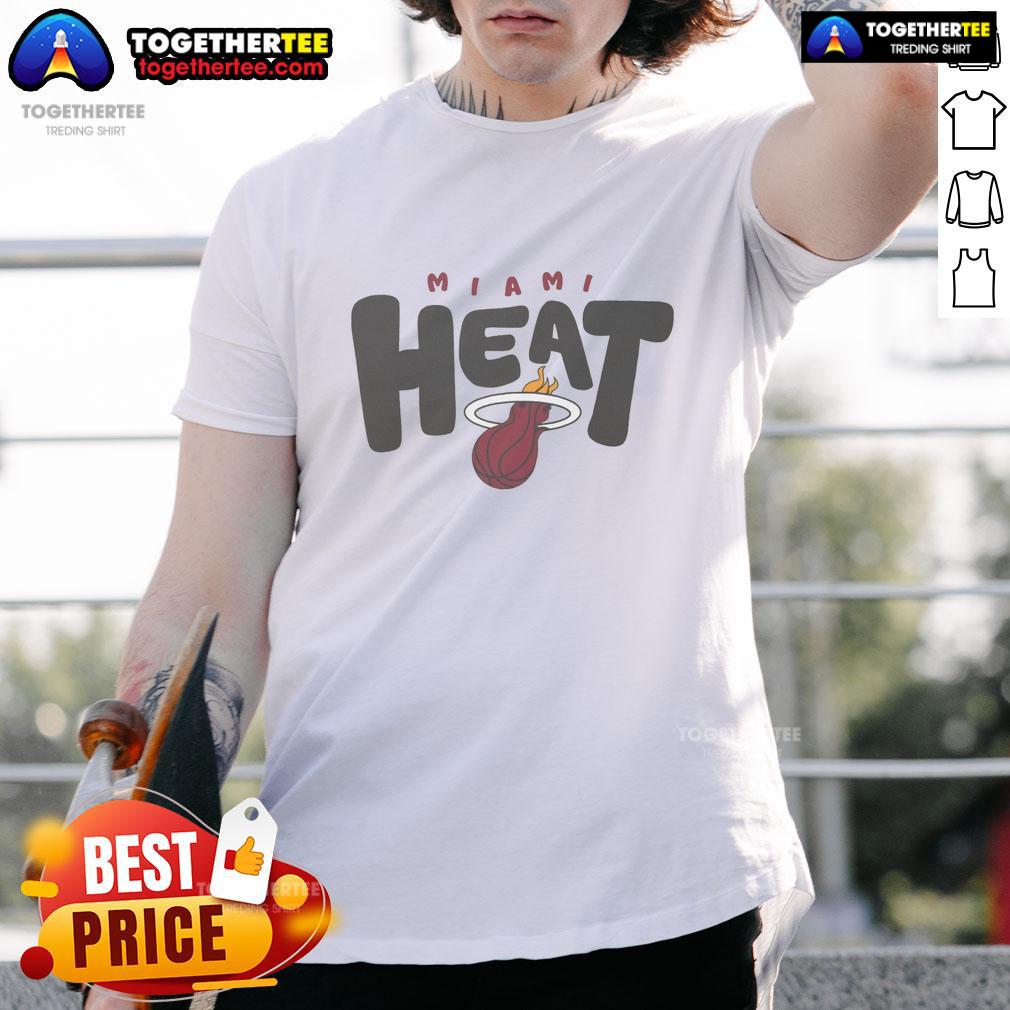 Nice Miami Heat Bubble T-Shirt featuring vibrant graphics perfect for fans and casual wear.