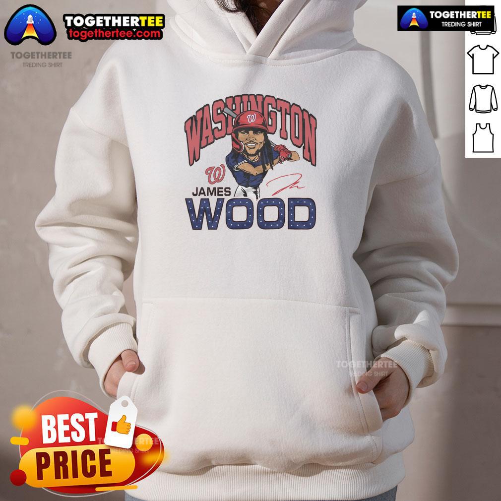 James Wood Signature Hoodie from Nice Nationals, showcasing a stylish design for fans and fashion enthusiasts.