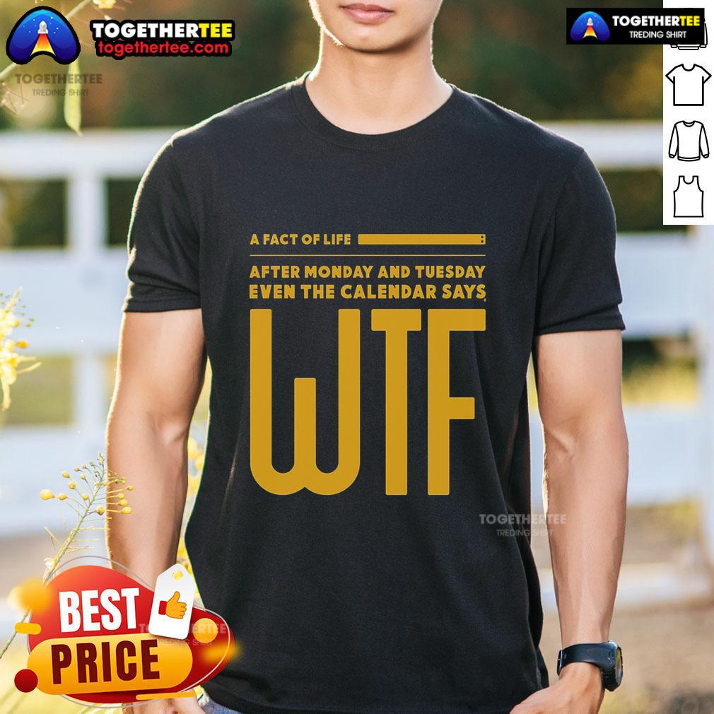 Official A Fact Of Life T-Shirt featuring vibrant design with iconic quotes and graphics for fans and collectors.