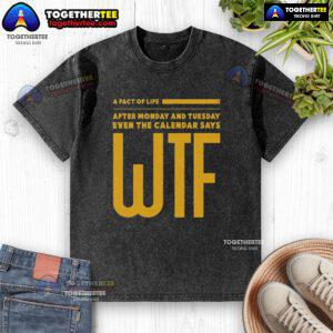 Official A Fact Of Life washed t-shirt featuring a vintage design, perfect for casual wear and nostalgic fans.