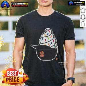 Original San Francisco Giants Ice Cream T-Shirt featuring a colorful design, perfect for fans and summer wear.
