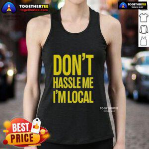 Bill Murray 'Don't Hassle Me, I'm Local' tank top from What About Bob? - Iconic holiday apparel for fans.