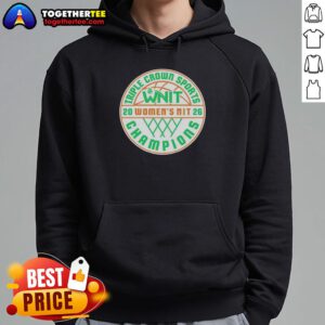 Alt Text: 2026 Womens NIT MBB National Champions logo hoodie featuring the Awesome Marshall Thundering Herd design.