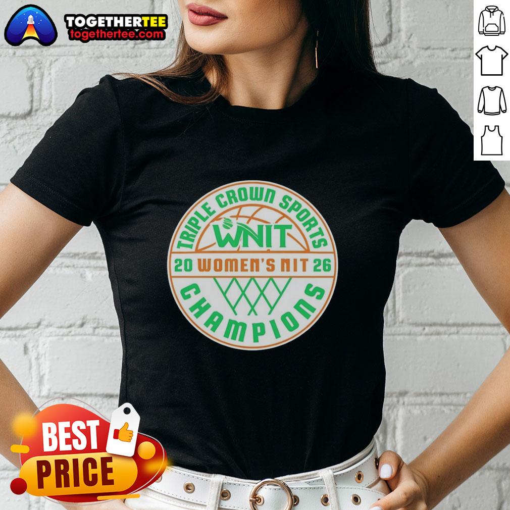 Marshall Thundering Herd 2026 Women's NIT MBB National Champions logo on a stylish ladies tee shirt.