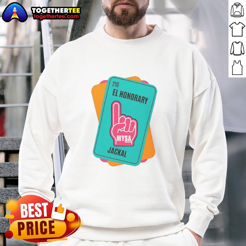 Good El Honorary Jackal Sweatshirt featuring a stylish jackal graphic design on a cozy fabric.