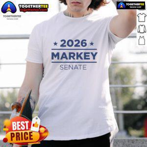 Good Markey For Senate 2026 T-Shirt featuring bold campaign graphics and a patriotic design for supporters.