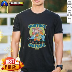 Alt Text: Vintage Nice Cream The Rabbit and The Hedgehog Earth Day Chao Garden T-Shirt featuring cute animal designs.