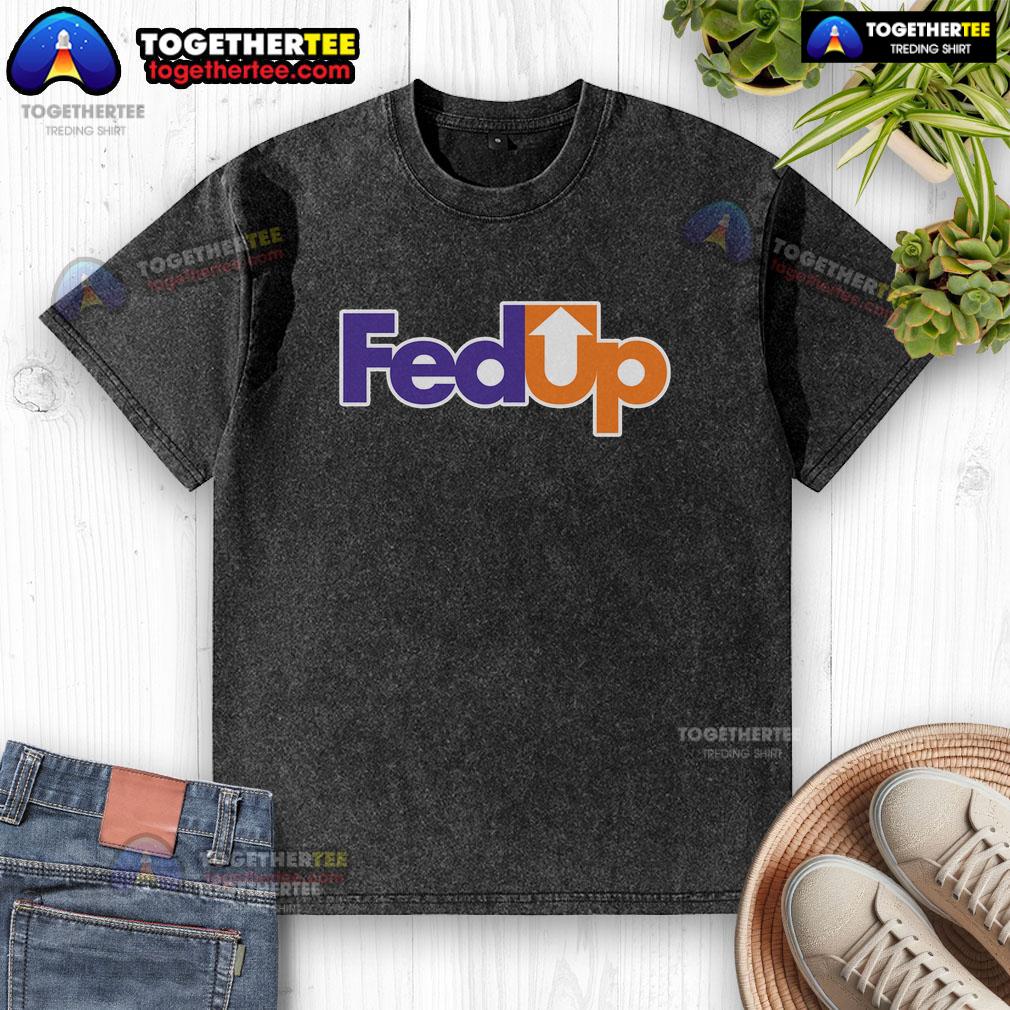 Nice Fedup Fexed Washed T-Shirt displayed on a hanger, showcasing its soft fabric and relaxed fit for casual wear.