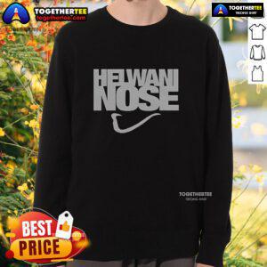 Nice Helwani Nose logo sweatshirt featuring a stylish design and comfortable fit for casual wear.