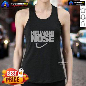 Nice Helwani Nose Logo Tank Top featuring a stylish design perfect for casual wear and sports enthusiasts.