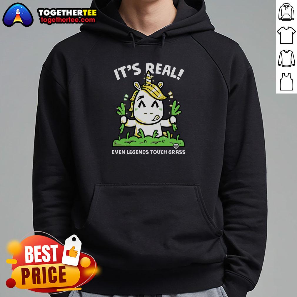 Official Even Legends Touch Grass Hoodie featuring a stylish design, perfect for gaming and casual wear enthusiasts.