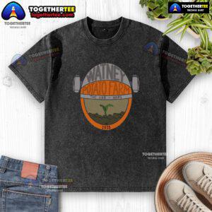 Alt Text: Official Watney Potato Farm The Hab Mars Est 2035 washed t-shirt featuring a vintage design and space-themed graphics.