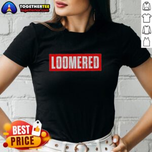 Premium Loomered Logo Ladies Tee showcasing stylish design and comfortable fit, perfect for casual wear.