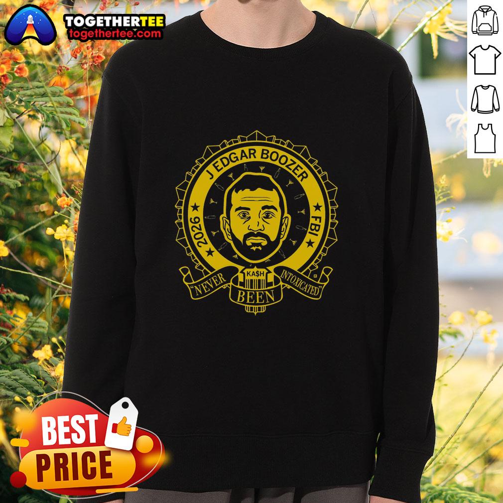 Cozy Pretty J. Edgar Boozer sweatshirt showcasing a stylish design, perfect for casual wear and fans of unique apparel.