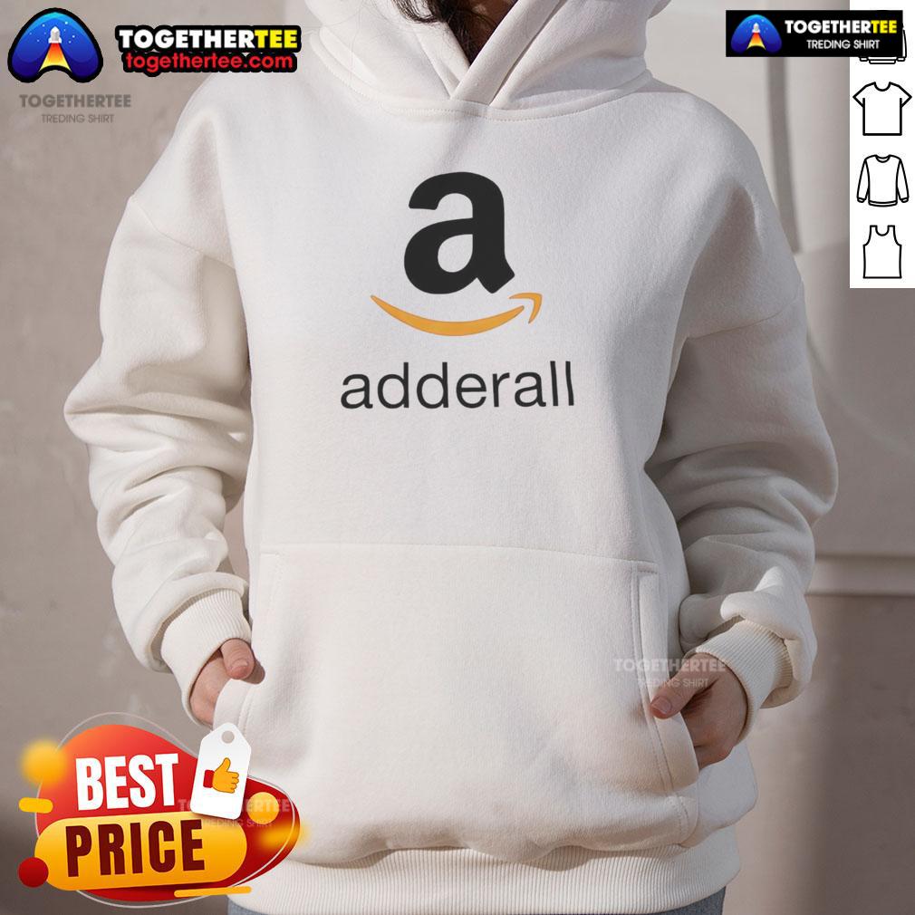 Top Adderall Logo Parody Hoodie featuring a creative design and vibrant colors, perfect for casual wear and humor.