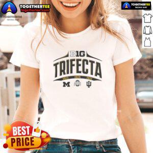 Top Big Ten Summit Sportswear College Football National Champions Trifecta Ladies Tee in vibrant colors and stylish design.