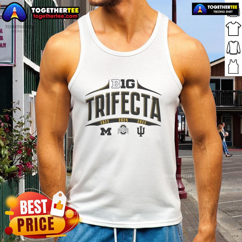 Top Big Ten Summit Sportswear college football national champions trifecta tank top in vibrant colors, perfect for fans.