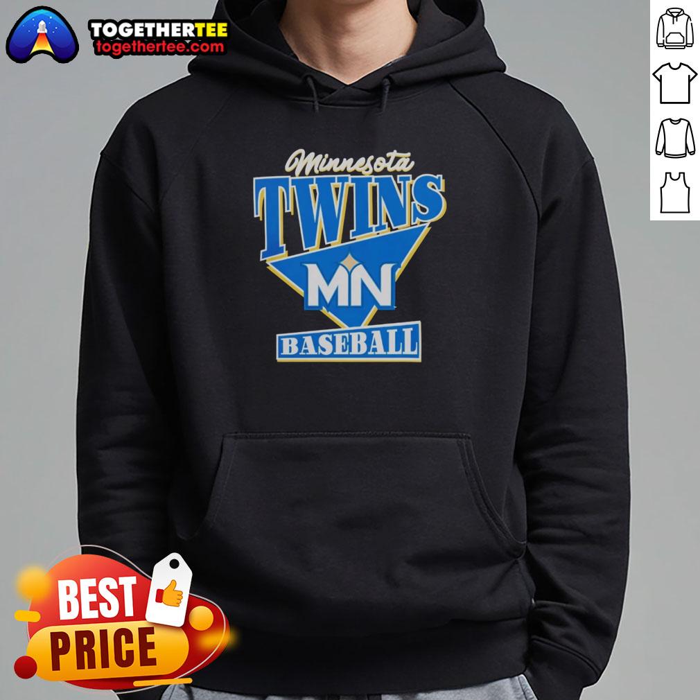 Awesome Minnesota Twins 2026 City Connect Hoodie in navy blue, featuring team logo and stylish design for fans.