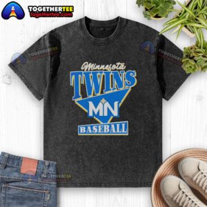 Awesome Minnesota Twins 2026 City Connect washed t-shirt featuring team logo and stylish design for fans.