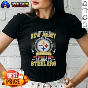 Awesome New Jersey NFL ladies tee showcasing Steelers pride, perfect for fans living in Georgia on game days.